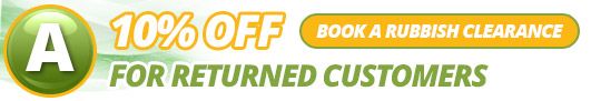Tottenham London returned customers rubbish removal service offer